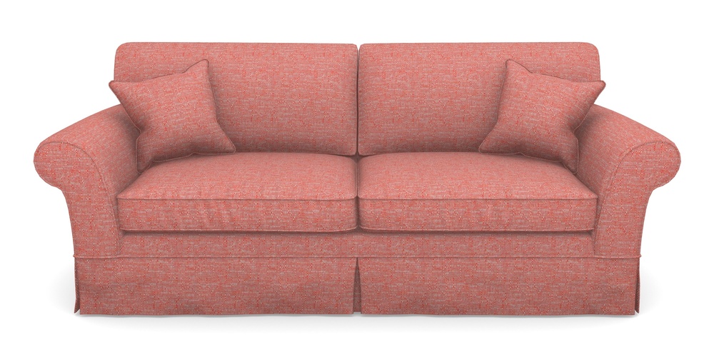 Product photograph of Lanhydrock 4 Seater Sofa In Aqua Clean Hove - Chilli from Sofas and Stuff Limited