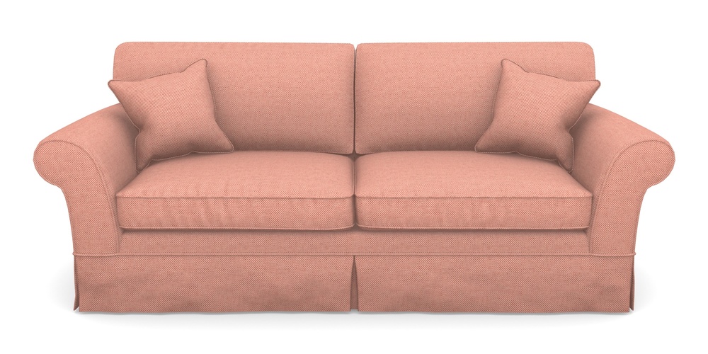 Product photograph of Lanhydrock 4 Seater Sofa In Basket Weave - Peony from Sofas and Stuff Limited