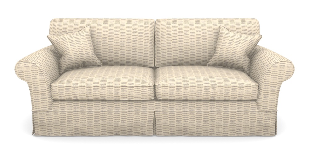 Product photograph of Lanhydrock 4 Seater Sofa In Cloth 18 - Daub - Lavender from Sofas and Stuff Limited