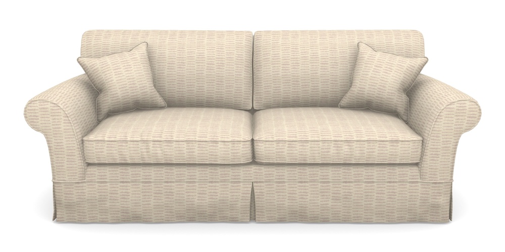 Product photograph of Lanhydrock 4 Seater Sofa In Cloth 18 - Daub - Rose from Sofas and Stuff Limited