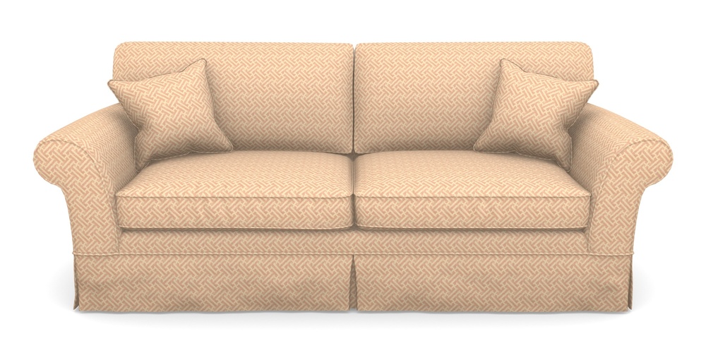 Product photograph of Lanhydrock 4 Seater Sofa In Cloth 18 - Key - Flamingo from Sofas and Stuff Limited