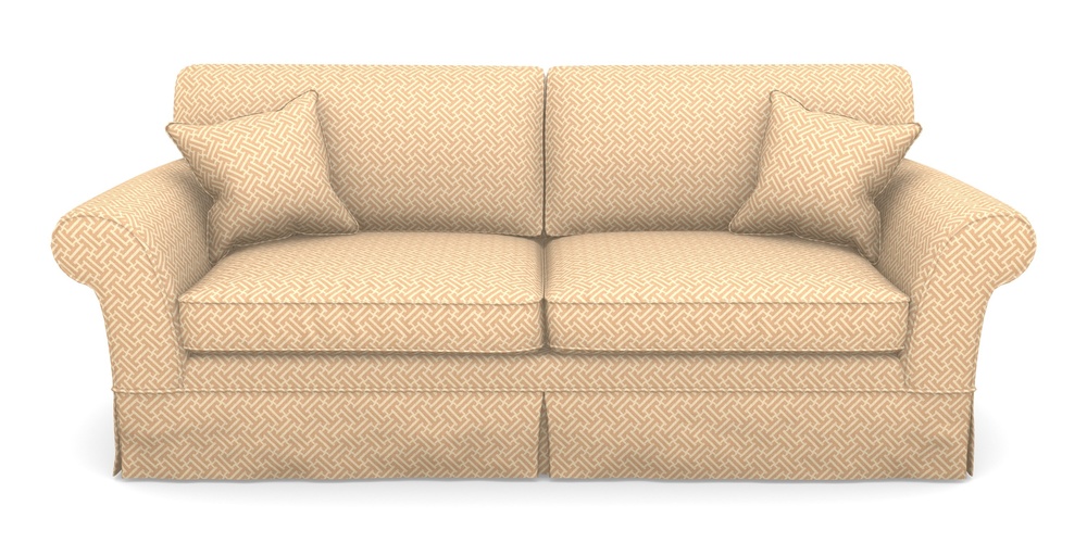 Product photograph of Lanhydrock 4 Seater Sofa In Cloth 18 - Key - Fudge from Sofas and Stuff Limited