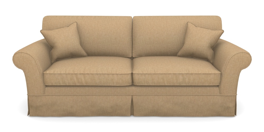 Product photograph of Lanhydrock 4 Seater Sofa In Clever Cotton Mix - Bamboo from Sofas and Stuff Limited