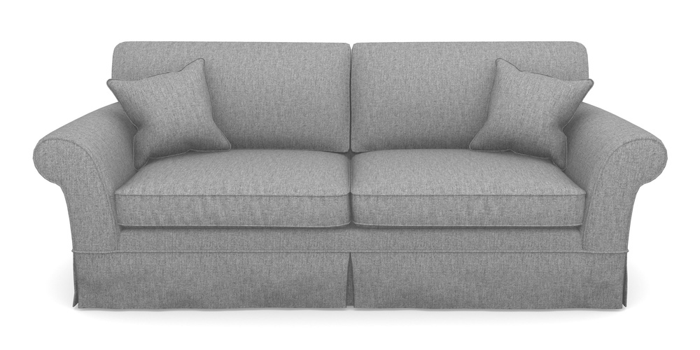 Product photograph of Lanhydrock 4 Seater Sofa In Clever Cotton Mix - Iron from Sofas and Stuff Limited