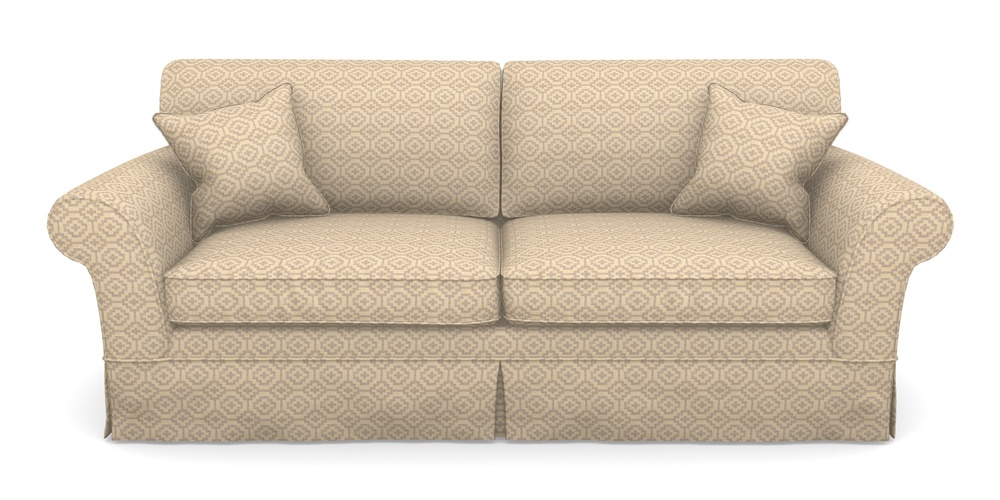 Product photograph of Lanhydrock 4 Seater Sofa In Cloth 18 - Tile - Berry from Sofas and Stuff Limited