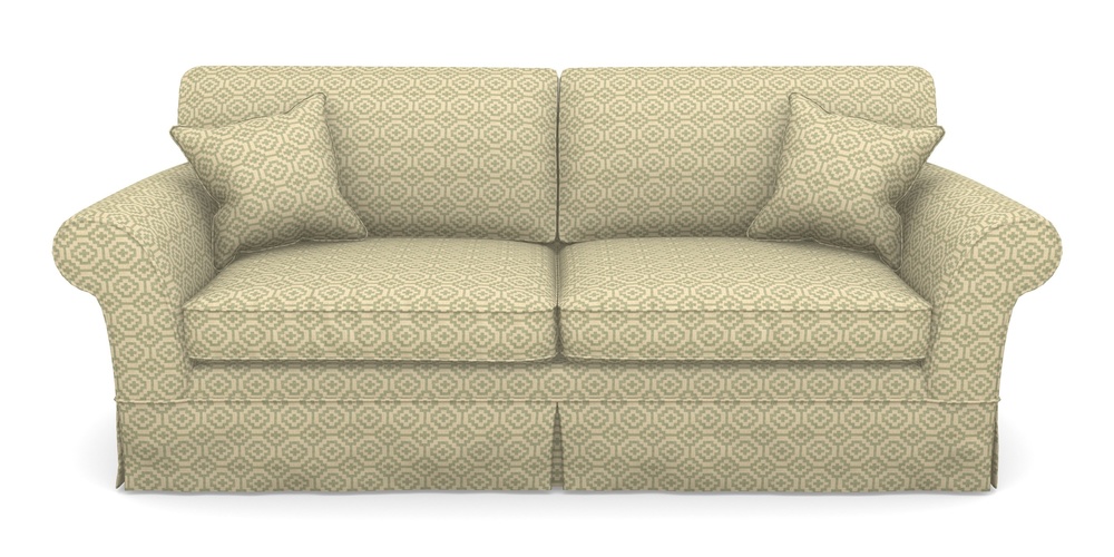 Product photograph of Lanhydrock 4 Seater Sofa In Cloth 18 - Tile - Fennel from Sofas and Stuff Limited