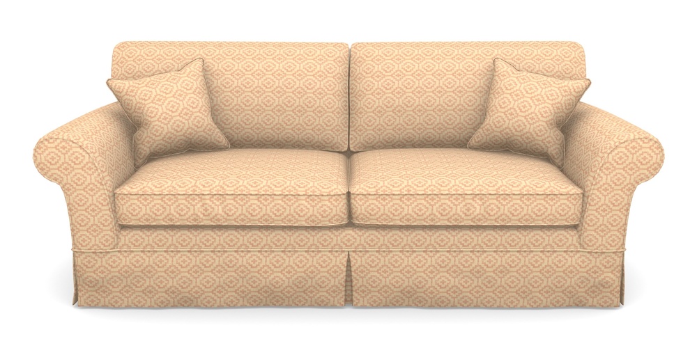 Product photograph of Lanhydrock 4 Seater Sofa In Cloth 18 - Tile - Flamingo from Sofas and Stuff Limited