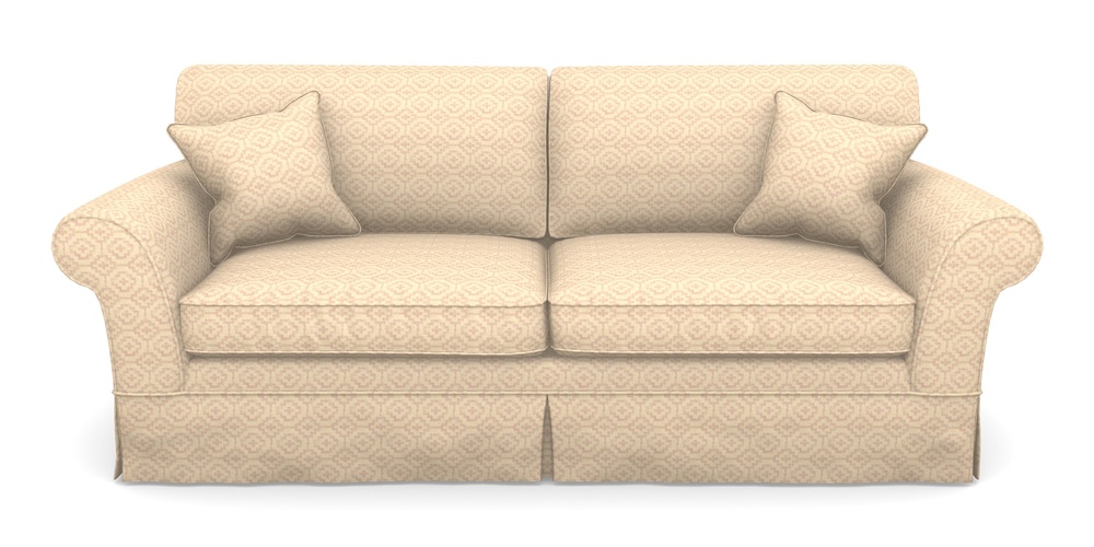 Product photograph of Lanhydrock 4 Seater Sofa In Cloth 18 - Tile - Rose from Sofas and Stuff Limited