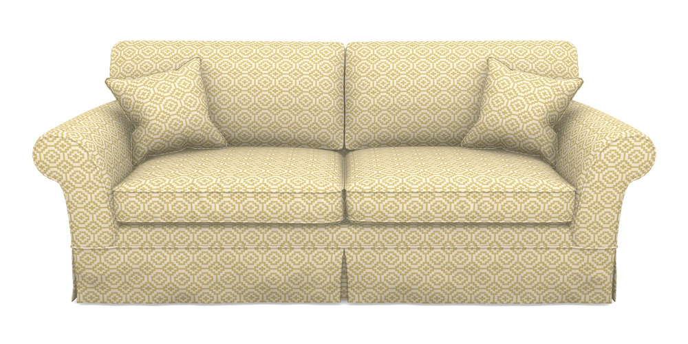 Product photograph of Lanhydrock 4 Seater Sofa In Cloth 18 - Tile - Summer from Sofas and Stuff Limited