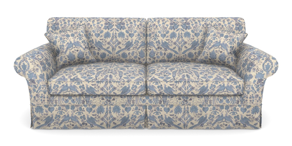 Product photograph of Lanhydrock 4 Seater Sofa In V A Brompton Collection - Coromandel - Morning Blue from Sofas and Stuff Limited