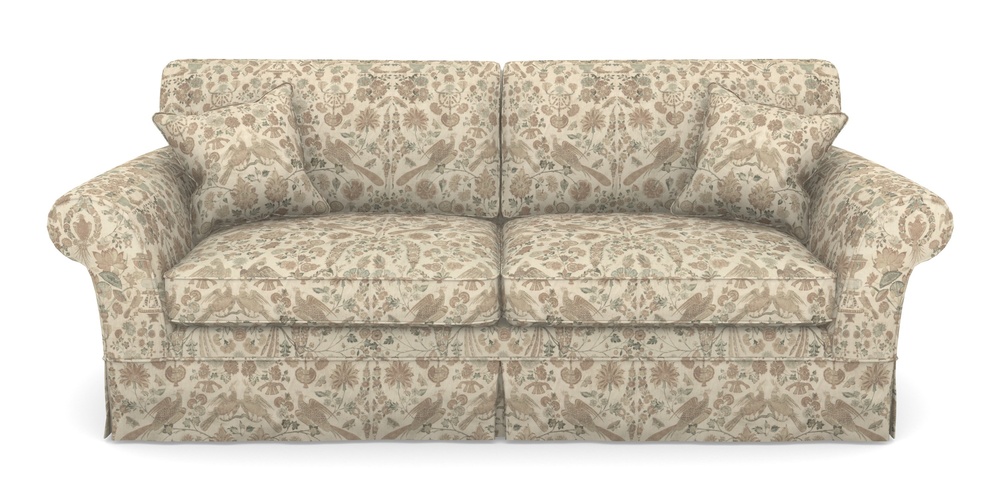 Product photograph of Lanhydrock 4 Seater Sofa In V A Brompton Collection - Coromandel - Assam Tea from Sofas and Stuff Limited