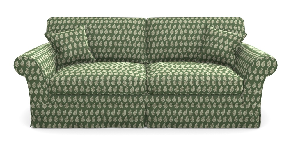 Product photograph of Lanhydrock 4 Seater Sofa In Cloth 21 - Oak Leaf - Forest from Sofas and Stuff Limited