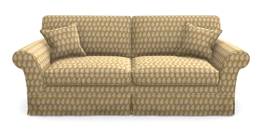 Product photograph of Lanhydrock 4 Seater Sofa In Cloth 21 - Oak Leaf - Quince from Sofas and Stuff Limited