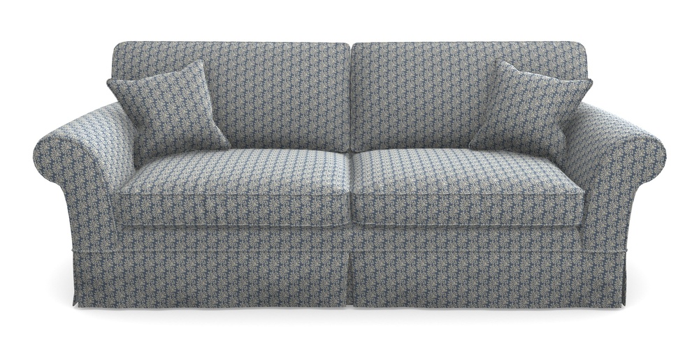 Product photograph of Lanhydrock 4 Seater Sofa In Cloth 21 - Spring Twig - Bilberry from Sofas and Stuff Limited