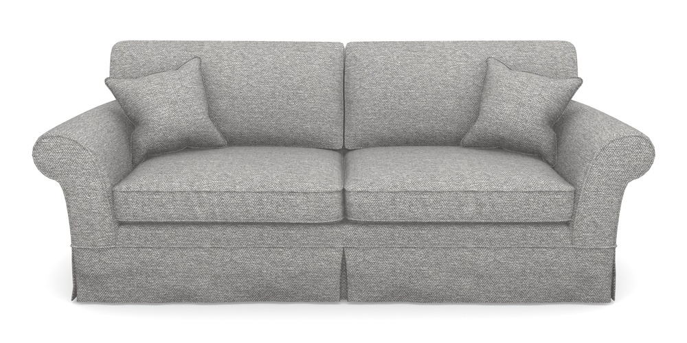 Product photograph of Lanhydrock 4 Seater Sofa In Dundee Herringbone - Marble from Sofas and Stuff Limited