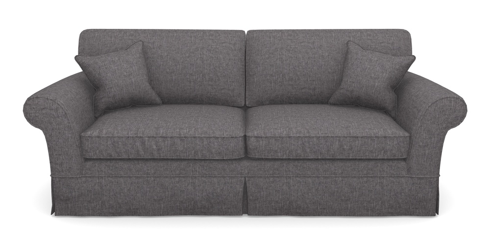 Product photograph of Lanhydrock 4 Seater Sofa In Easy Clean Plain - Ash from Sofas and Stuff Limited