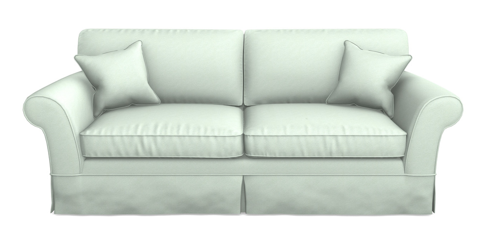 Product photograph of Lanhydrock 4 Seater Sofa In Eco Washable Cotton - Feather from Sofas and Stuff Limited