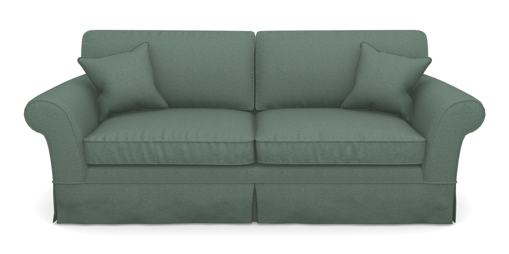 Product photograph of Lanhydrock 4 Seater Sofa In Eco Washable Cotton - Mineral from Sofas and Stuff Limited