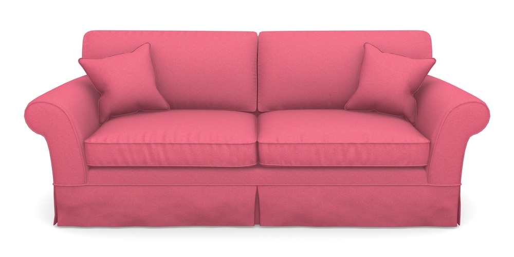 Product photograph of Lanhydrock 4 Seater Sofa In Eco Washable Cotton - Orchid from Sofas and Stuff Limited