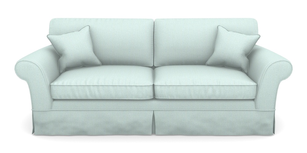 Product photograph of Lanhydrock 4 Seater Sofa In Eco Washable Cotton - Water from Sofas and Stuff Limited