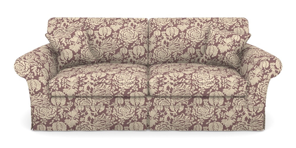 Product photograph of Lanhydrock 4 Seater Sofa In V A Brompton Collection - Flowering Kale - Cacao from Sofas and Stuff Limited