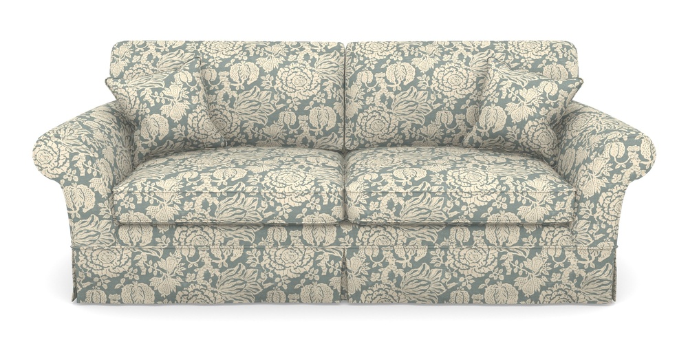 Product photograph of Lanhydrock 4 Seater Sofa In V A Brompton Collection - Flowering Kale - Pebble from Sofas and Stuff Limited