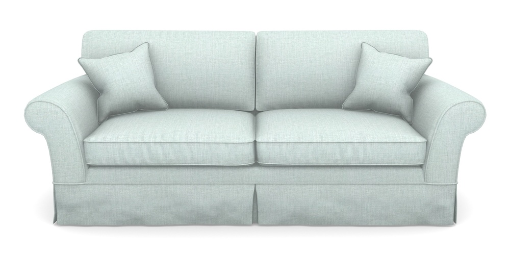 Product photograph of Lanhydrock 4 Seater Sofa In House Plain - Aqua from Sofas and Stuff Limited
