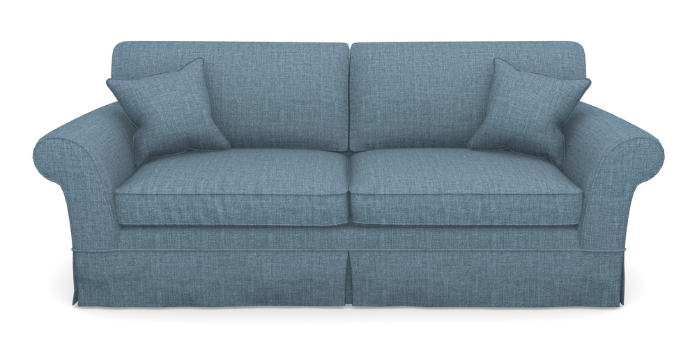 Product photograph of Lanhydrock 4 Seater Sofa In House Plain - Cobalt from Sofas and Stuff Limited