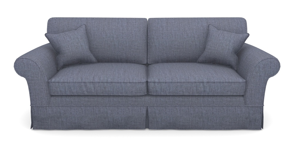 Product photograph of Lanhydrock 4 Seater Sofa In House Plain - Denim from Sofas and Stuff Limited