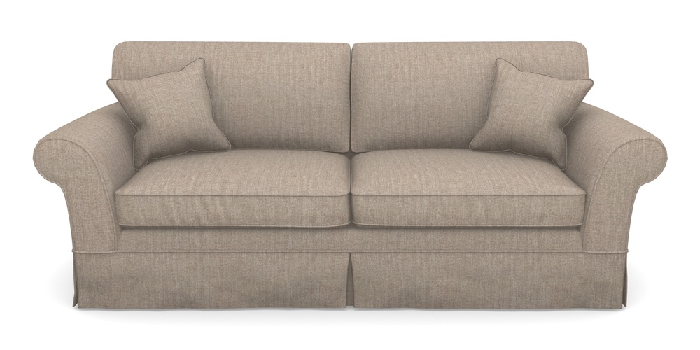 Product photograph of Lanhydrock 4 Seater Sofa In House Plain - Nutmeg from Sofas and Stuff Limited