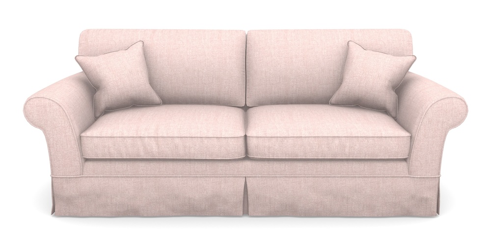 Product photograph of Lanhydrock 4 Seater Sofa In House Plain - Rose from Sofas and Stuff Limited