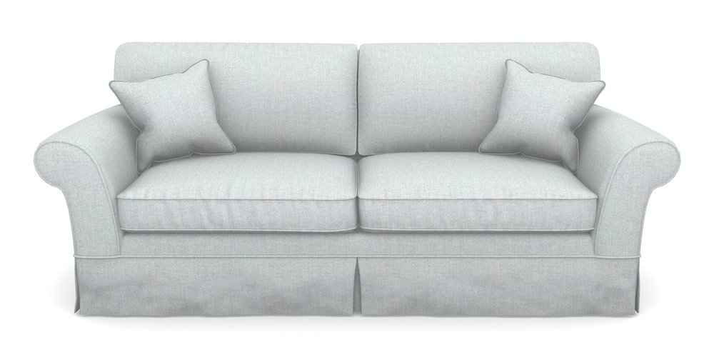 Product photograph of Lanhydrock 4 Seater Sofa In House Plain - Silver from Sofas and Stuff Limited