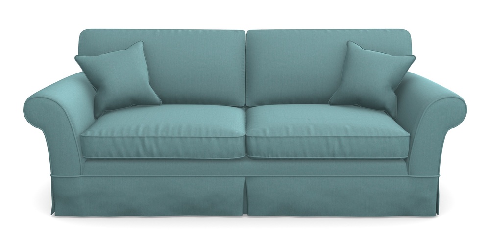 Product photograph of Lanhydrock 4 Seater Sofa In House Velvet - Wedgewood from Sofas and Stuff Limited