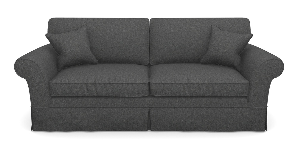 Product photograph of Lanhydrock 4 Seater Sofa In House Wool - Slate from Sofas and Stuff Limited