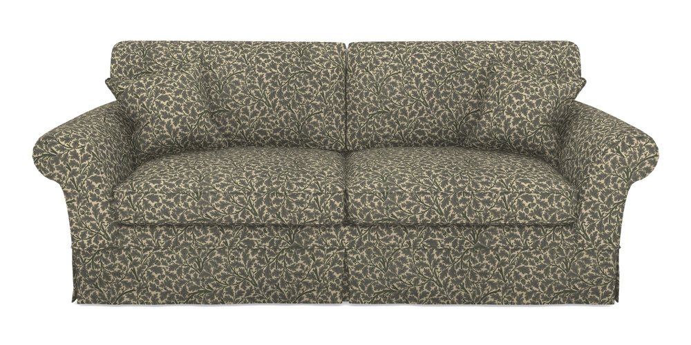 Product photograph of Lanhydrock 4 Seater Sofa In V A Drawn From Nature Collection - Oak Tree - Dark Green from Sofas and Stuff Limited