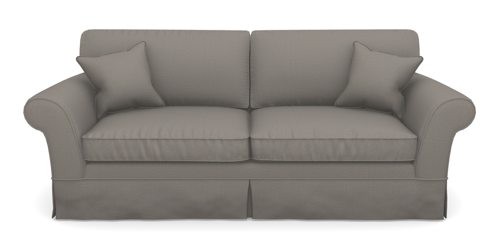 Product photograph of Lanhydrock 4 Seater Sofa In Plain Linen Cotton - Purple Haze from Sofas and Stuff Limited