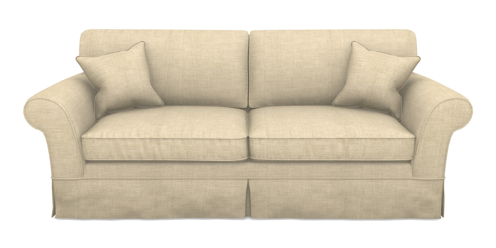 Product photograph of Lanhydrock 4 Seater Sofa In Posh Linen - Oatmeal from Sofas and Stuff Limited