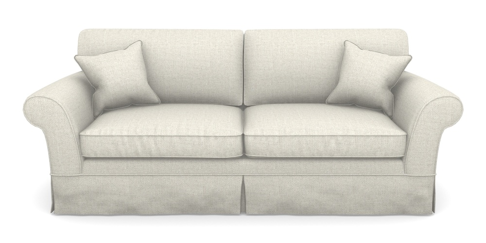 Product photograph of Lanhydrock 4 Seater Sofa In Smart Herringbone - Natural from Sofas and Stuff Limited