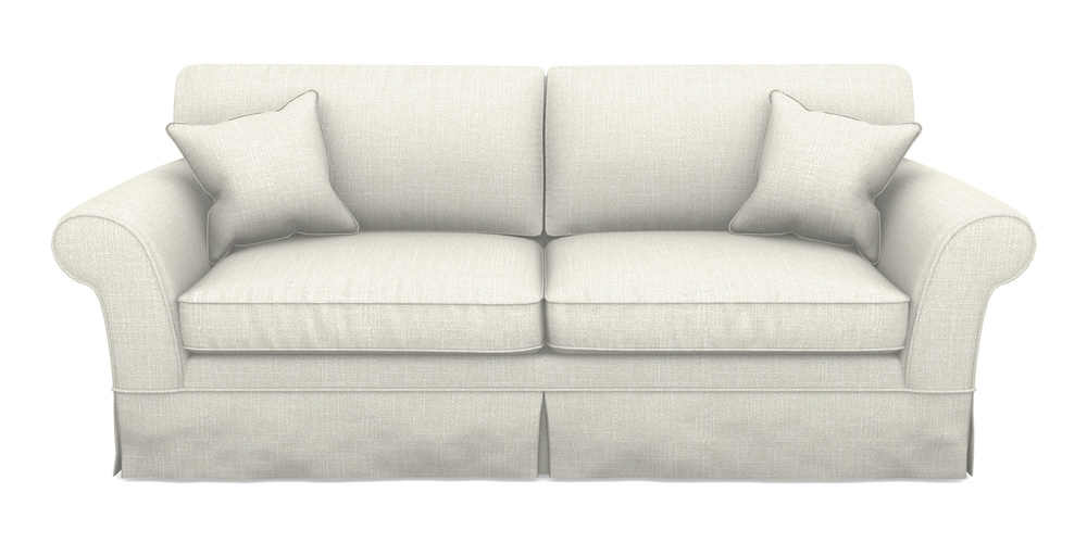 Product photograph of Lanhydrock 4 Seater Sofa In Tough As Houses - Chalk from Sofas and Stuff Limited