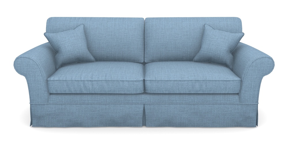 Product photograph of Lanhydrock 4 Seater Sofa In Tough As Houses - Cornflower Blue from Sofas and Stuff Limited