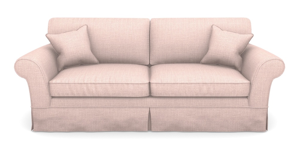 Product photograph of Lanhydrock 4 Seater Sofa In Tough As Houses - Deep Pink from Sofas and Stuff Limited