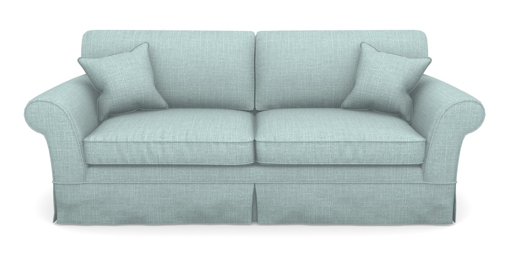 Product photograph of Lanhydrock 4 Seater Sofa In Tough As Houses - Soft Teal from Sofas and Stuff Limited