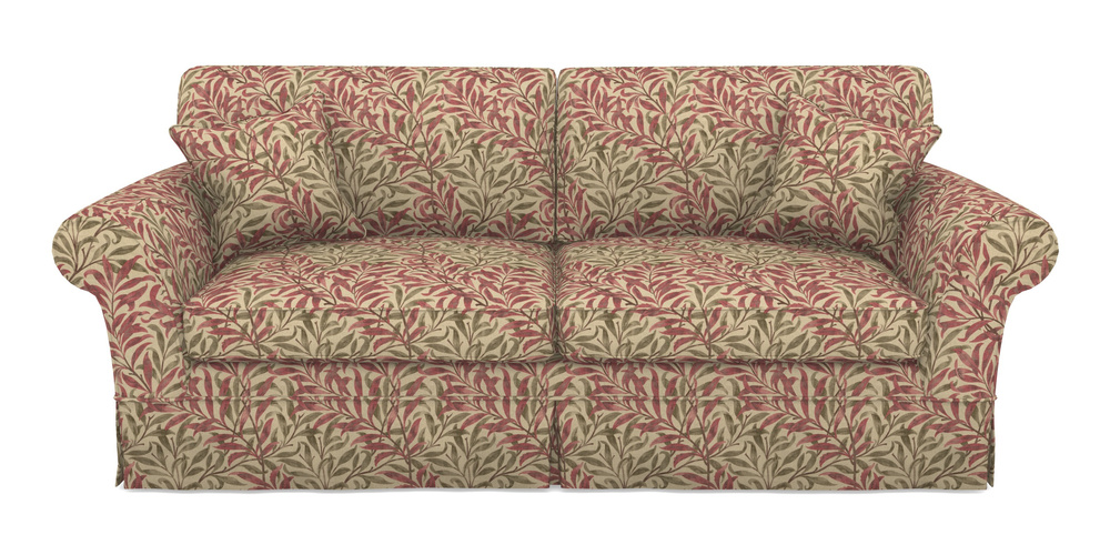 Product photograph of Lanhydrock 4 Seater Sofa In V A Drawn From Nature - Willow Bough Large - Red from Sofas and Stuff Limited