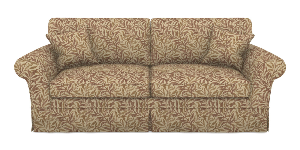 Product photograph of Lanhydrock 4 Seater Sofa In V A Drawn From Nature - Willow Bough Large - Terracotta from Sofas and Stuff Limited