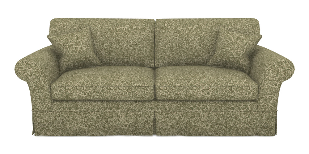 Product photograph of Lanhydrock 4 Seater Sofa In V A Drawn From Nature Collection - Willow - Light Green from Sofas and Stuff Limited