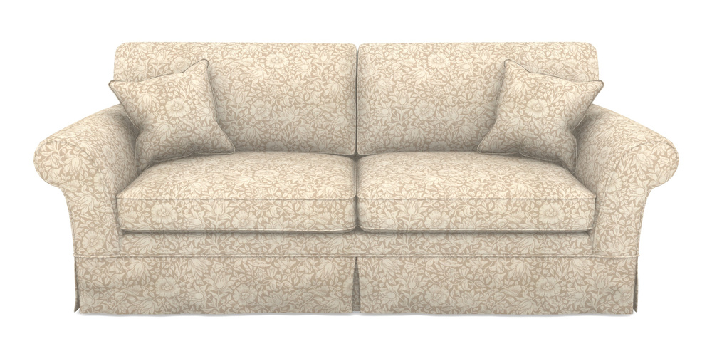 Product photograph of Lanhydrock 4 Seater Sofa In William Morris Collection - Mallow - Linen from Sofas and Stuff Limited