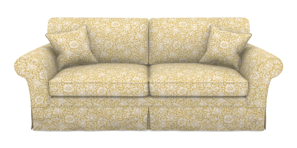 Product photograph of Lanhydrock 4 Seater Sofa In William Morris Collection - Mallow - Weld from Sofas and Stuff Limited