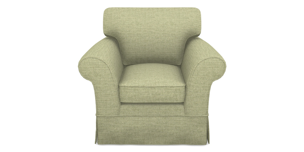 Product photograph of Lanhydrock Chair In Basket Weave - Sage from Sofas and Stuff Limited