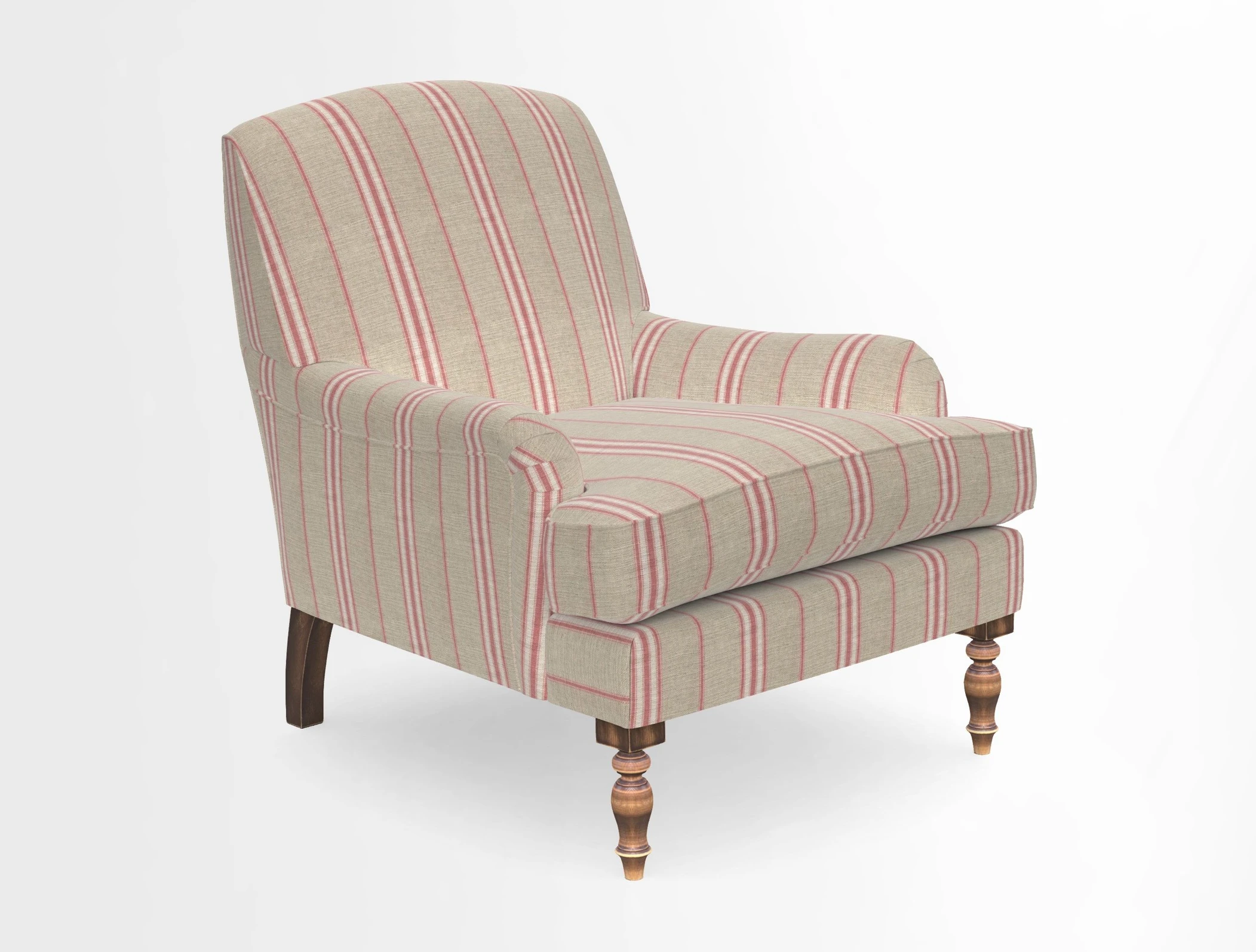 Lyndhurst Chair in V&A Threads of India Opulent-Velvets Lahore Dynasty Slate