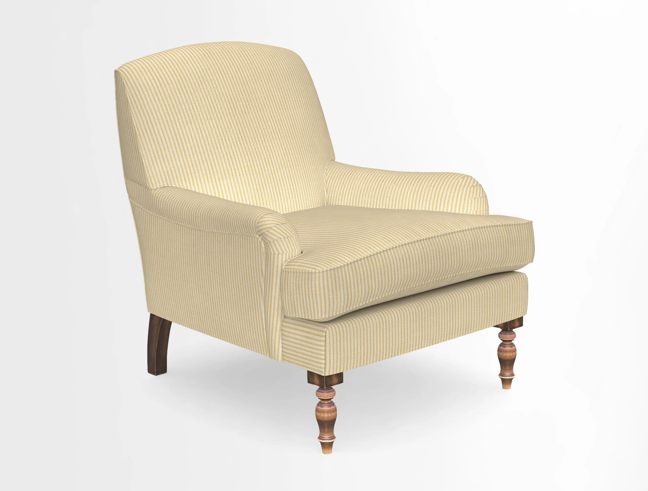 Lyndhurst Chair in V&A Threads of India Opulent-Velvets Lahore Dynasty Slate